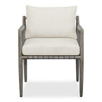 Borneo - Outdoor Dining Chair - White / Dark Gray