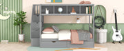 Bunk Bed With Shelfs, Storage Staircase And 2 Drawers - R&R Furniture Gallery (Fountain Valley, CA)