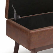 Owen - Upholstered Rectangular Storage Ottoman - R&R Furniture Gallery (Fountain Valley, CA)