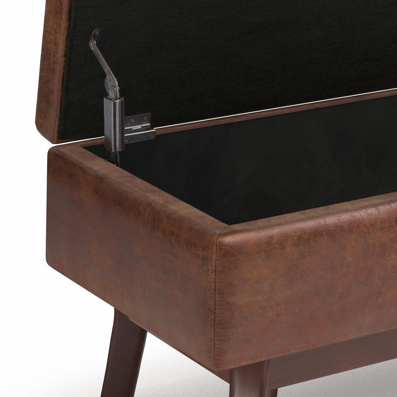 Owen - Upholstered Rectangular Storage Ottoman - R&R Furniture Gallery (Fountain Valley, CA)