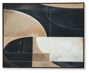 Ewanford - Wall Art - Black / Brown / Tan - R&R Furniture Gallery (Fountain Valley, CA)