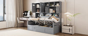 Daybed With All-In-One Cabinet And Shelf - R&R Furniture Gallery (Fountain Valley, CA)