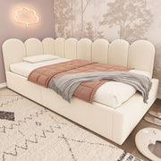 Upholstered Daybed With Metal Slatted Base - R&R Furniture Gallery (Fountain Valley, CA)