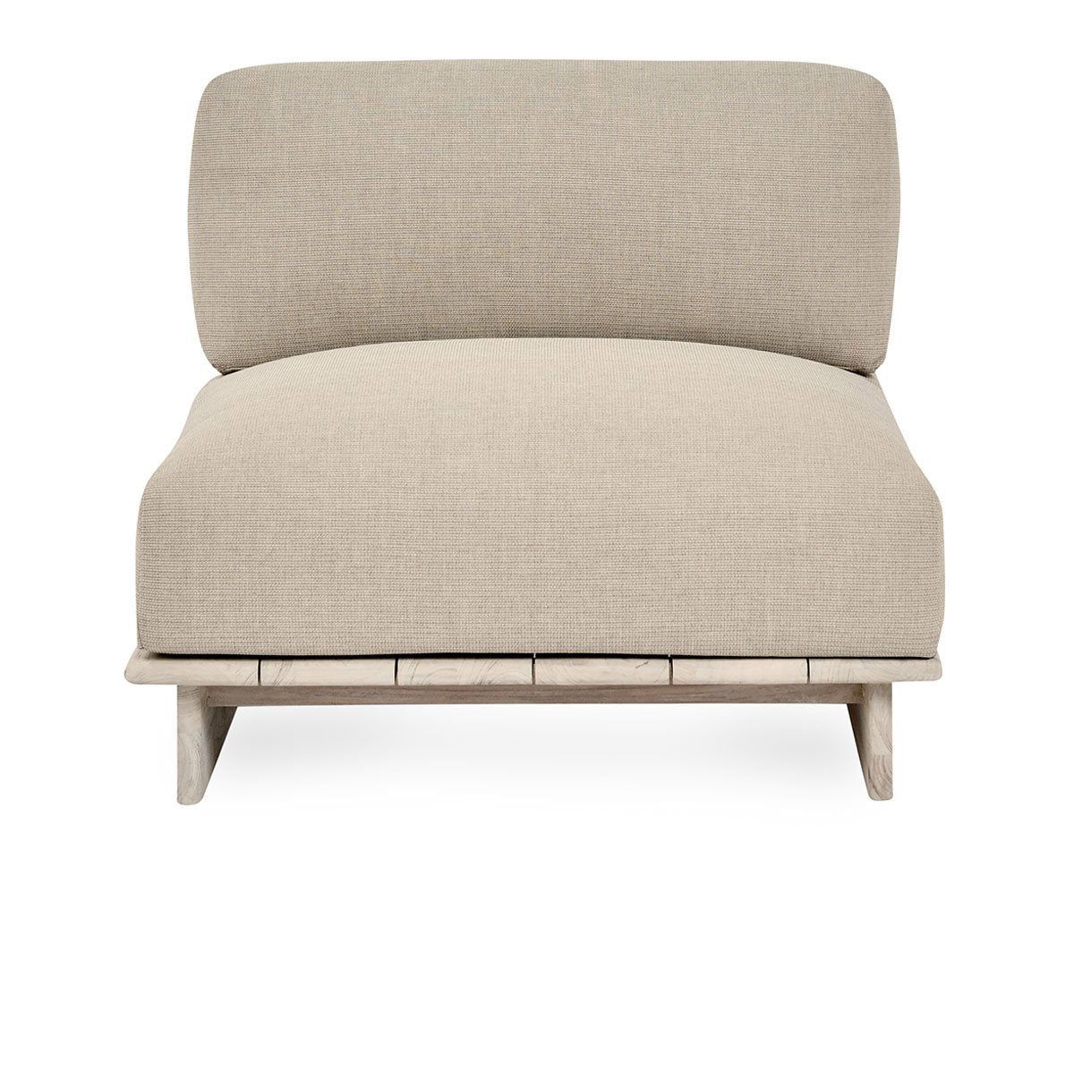 Livia - Outdoor Armless Chair - Taupe