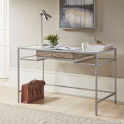 Adela - Writing Desk - Antique Silver - R&R Furniture Gallery (Fountain Valley, CA)