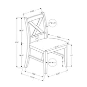 Dining Chair Side, Upholstered For Dining Room, Transitional (Set of 2) - R&R Furniture Gallery (Fountain Valley, CA)