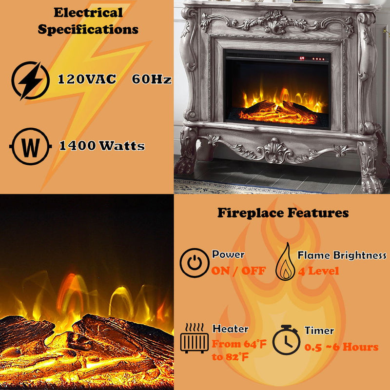 Dresden - Fireplace - R&R Furniture Gallery (Fountain Valley, CA)