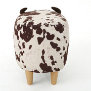Cow Shaped Ottoman Footstool - R&R Furniture Gallery (Fountain Valley, CA)