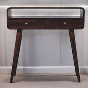 Solid Wood Curved Console Table - R&R Furniture Gallery (Fountain Valley, CA)