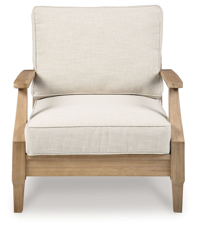 Carter Hall - Lounge Chair With Cushion - Beige - R&R Furniture Gallery (Fountain Valley, CA)