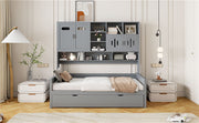 Daybed With All-In-One Cabinet And Shelf - R&R Furniture Gallery (Fountain Valley, CA)