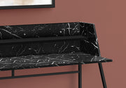 Computer Desk For Home Office, Laptop, Storage Shelves, Marble Look Contemporary & Modern - R&R Furniture Gallery (Fountain Valley, CA)