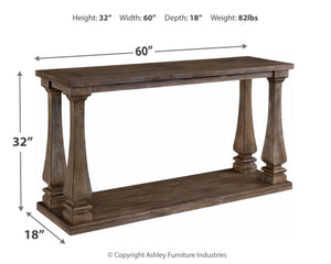 Johnelle - Sofa Table - Gray - R&R Furniture Gallery (Fountain Valley, CA)