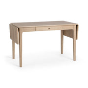 Classic Home Karl extendable coastal drift writing desk with sleek wooden surface and adjustable length for versatile workspace.