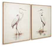 Aubinell - Wall Art Set (Set of 2) - Beige - R&R Furniture Gallery (Fountain Valley, CA)