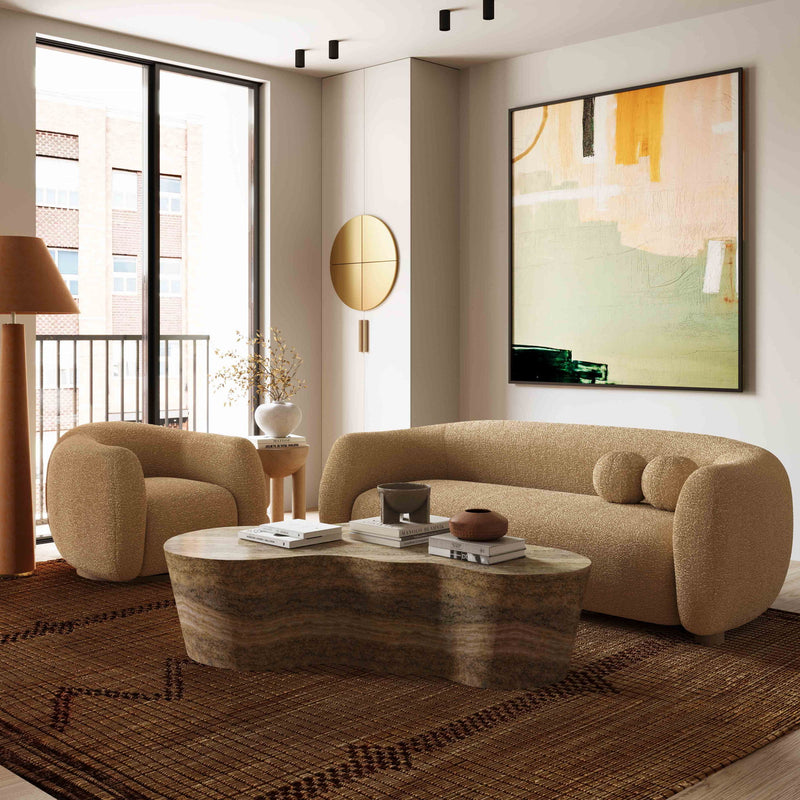 Judy - Boucle Sofa - R&R Furniture Gallery (Fountain Valley, CA)