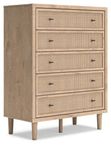 Cielden - Five Drawer Wide Chest - Two-Tone - R&R Furniture Gallery (Fountain Valley, CA)
