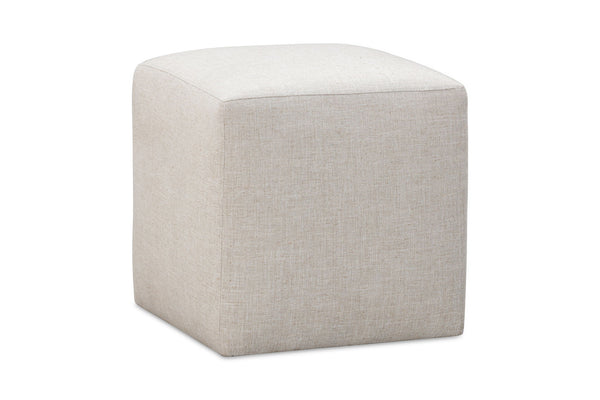 Liv Fully Upholstered Dining Ottoman in Natural Linen