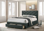 Sybella - Full Bed, Dark Gray
