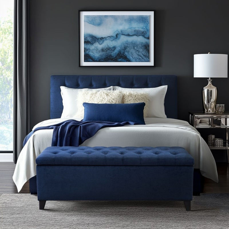 Shandra - Tufted Top Soft Close Storage Bench - R&R Furniture Gallery (Fountain Valley, CA)