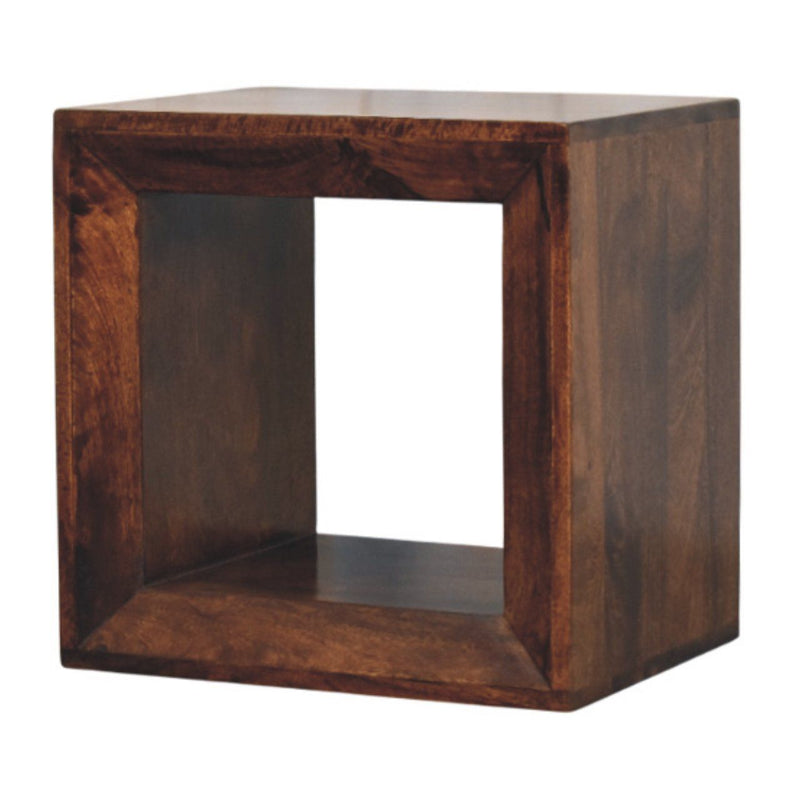 Solis - Open Side Table - Brown - R&R Furniture Gallery (Fountain Valley, CA)