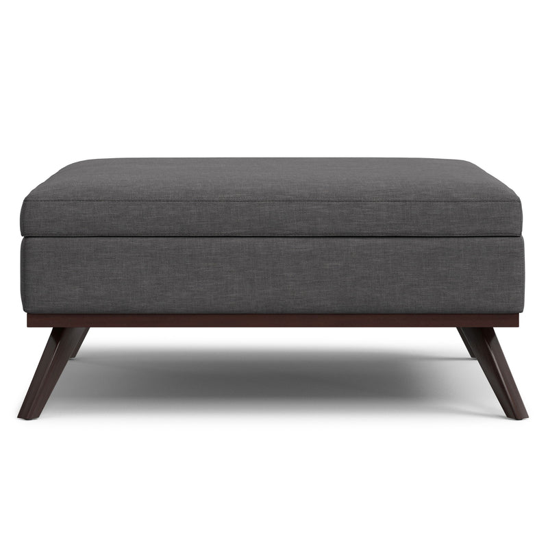 Owen - Multifunctional Square Coffee Table Storage Ottoman - R&R Furniture Gallery (Fountain Valley, CA)