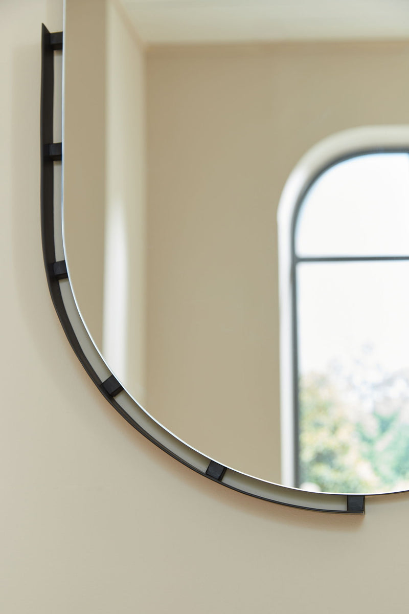 Valkings - Accent Mirror - Black - R&R Furniture Gallery (Fountain Valley, CA)