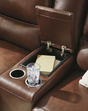 DeepWakes - Power Reclining Loveseat / Console / Adjustable Headrest - R&R Furniture Gallery (Fountain Valley, CA)