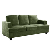 Modern Sofa, Comfortable 3 Seater Couch With Deep Seating, Loose Back Cushions, Wide Arms - R&R Furniture Gallery (Fountain Valley, CA)