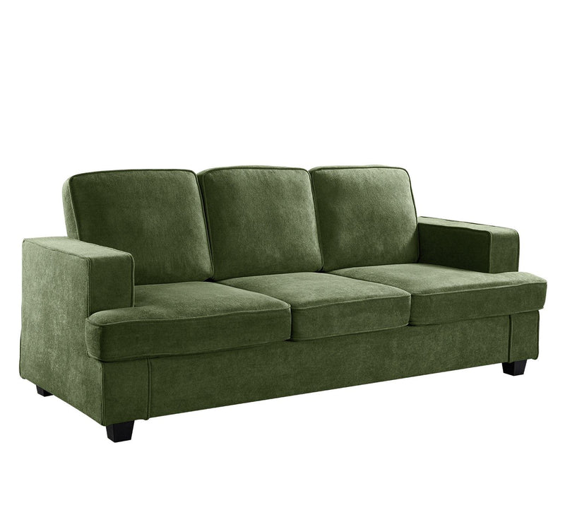 Modern Sofa, Comfortable 3 Seater Couch With Deep Seating, Loose Back Cushions, Wide Arms - R&R Furniture Gallery (Fountain Valley, CA)