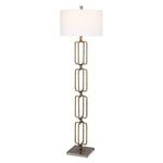 Link - Brushed Gold Floor Lamp