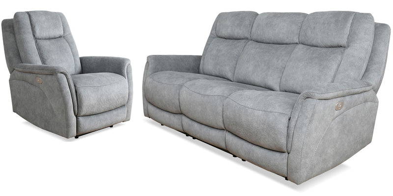 Linus - Power Reclining Sofa Set - R&R Furniture Gallery (Fountain Valley, CA)