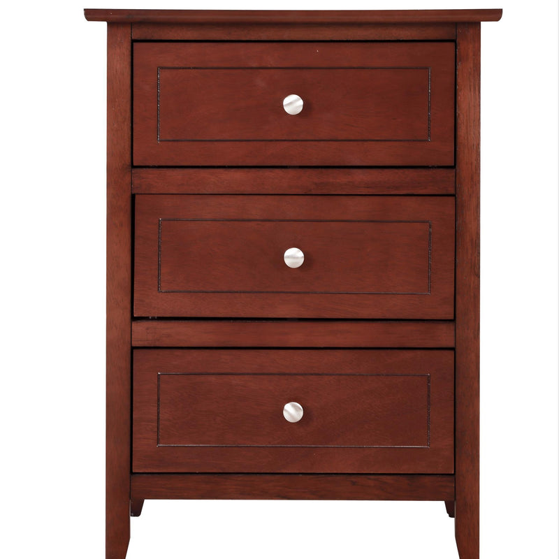 Dove Tailed Drawers 3 Drawer Nightstand - R&R Furniture Gallery (Fountain Valley, CA)