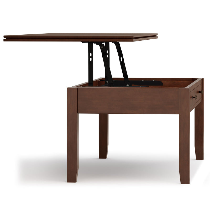 Artisan - Lift Top Coffee Table - Russet Brown - R&R Furniture Gallery (Fountain Valley, CA)