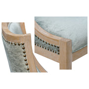 Upholstered Dining Chair With Nailhead Trim - R&R Furniture Gallery (Fountain Valley, CA)