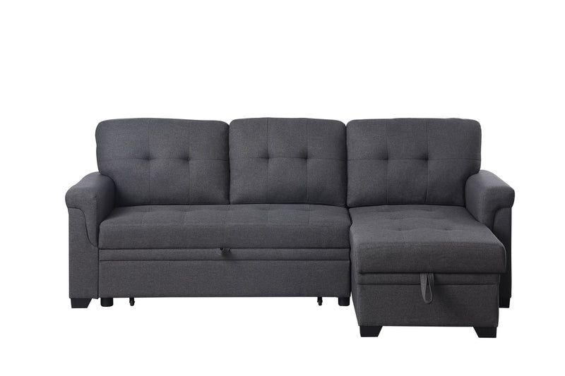 Lucca - Reversible Sleeper Sectional Sofa With Storage Chaise - R&R Furniture Gallery (Fountain Valley, CA)
