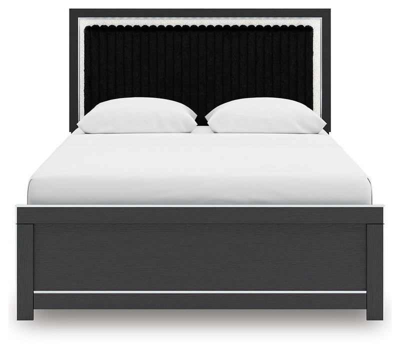 Zuraleus - Upholstered Panel Platform Bed With Roll Slats - R&R Furniture Gallery (Fountain Valley, CA)