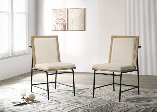Torrance - Dining Chairs (Set of 2) - Oak Finish - R&R Furniture Gallery (Fountain Valley, CA)