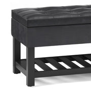 Cosmopolitan - Storage Ottoman Bench With Open Bottom - R&R Furniture Gallery (Fountain Valley, CA)