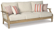Clare View - Sofa with Cushion - Beige - R&R Furniture Gallery (Fountain Valley, CA)