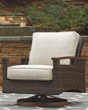 Paradise Trail - Swivel Lounge Chair (Set of 2) - Medium Brown - R&R Furniture Gallery (Fountain Valley, CA)
