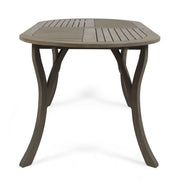 Outdoor Table With Smooth Lines, Slat Top - R&R Furniture Gallery (Fountain Valley, CA)