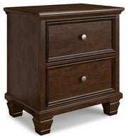 Danabrin - Two Drawer Nightstand - Brown - R&R Furniture Gallery (Fountain Valley, CA)
