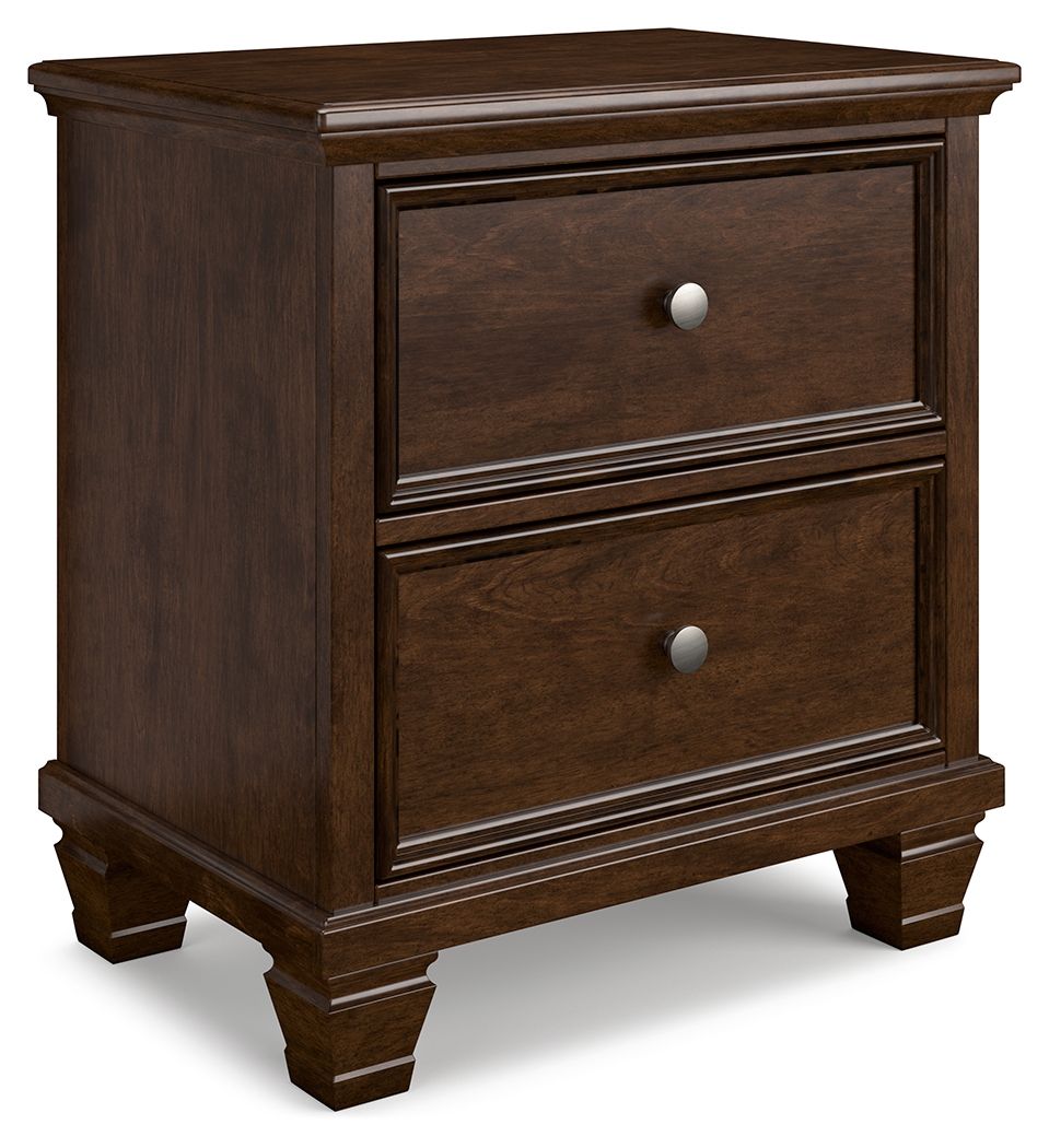 Danabrin - Two Drawer Nightstand - Brown - R&R Furniture Gallery (Fountain Valley, CA)