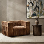 Afeela - Upholstered Swivel Chair - R&R Furniture Gallery (Fountain Valley, CA)