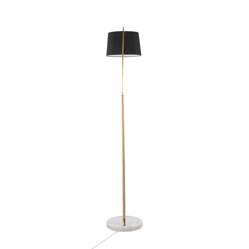 Lumi Source March contemporary floor lamp with sleek finish and modern design, standing tall with a stylish lampshade.