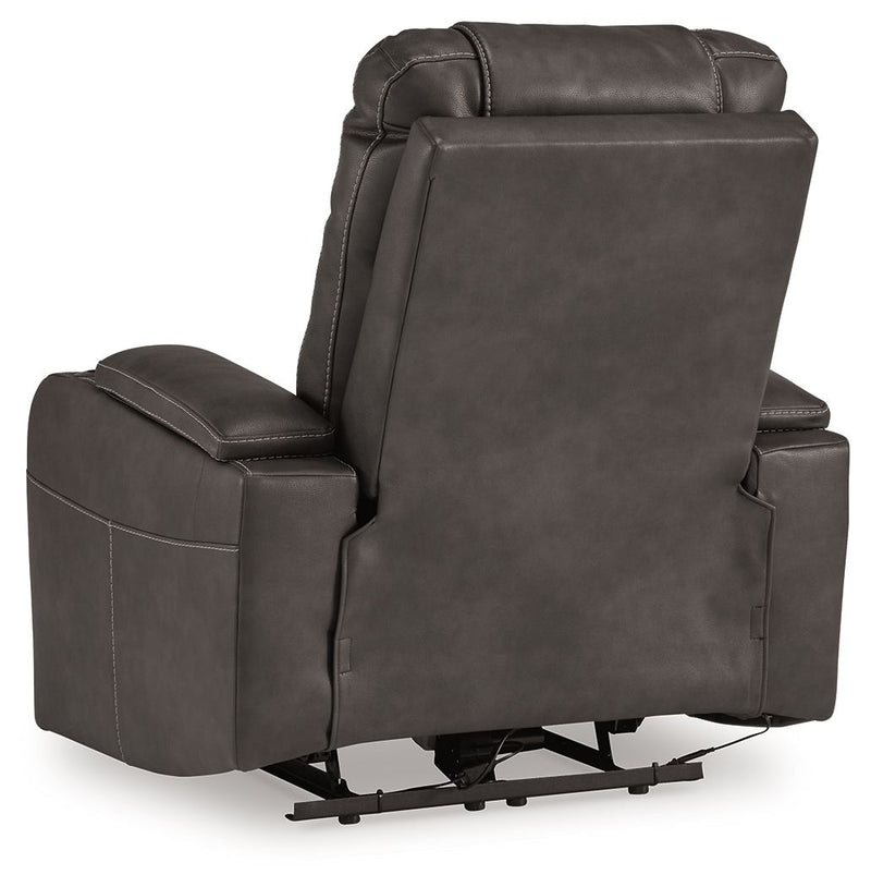 Feazada - Power Recliner With Adj Headrest - R&R Furniture Gallery (Fountain Valley, CA)