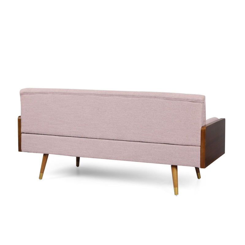 Aidan - Mid Century Modern Tufted Fabric Sofa - R&R Furniture Gallery (Fountain Valley, CA)