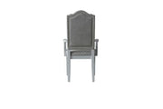 House Marchese - Arm Chair (Set of 2) - Two Tone Gray Fabric & Pearl Gray - R&R Furniture Gallery (Fountain Valley, CA)