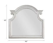Florian - Mirror - Antique White - R&R Furniture Gallery (Fountain Valley, CA)
